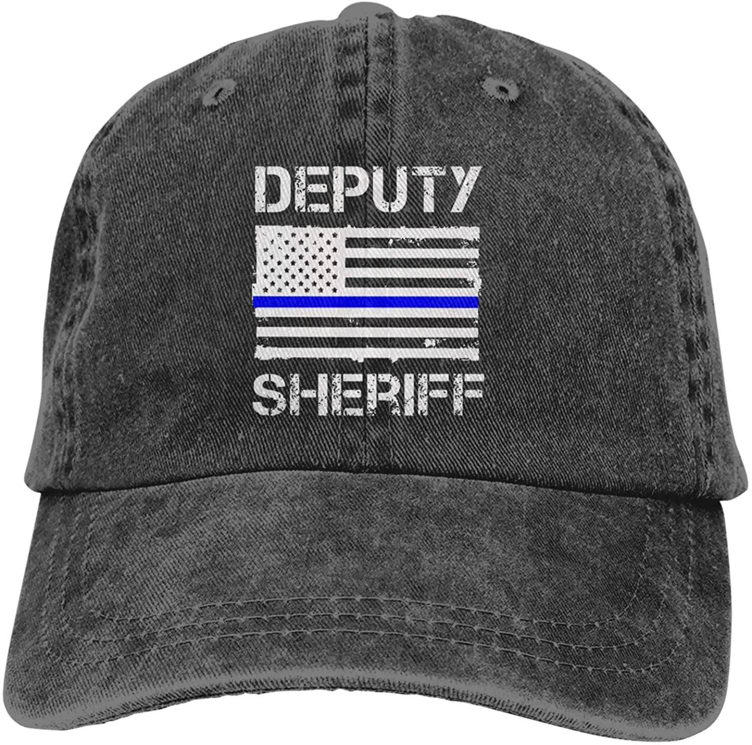 

Deputy Sheriff US Flag Denim Dad Hat Cotton Classic Baseball Cap Jeans Casquette Adjustable Trucker Caps