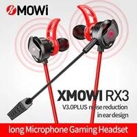 PLEXTONE xMowi RX3 Gaming Earphone ear Headset Wired Headphones with Detachable Mic for Mobile Phone Laptop PC PS5