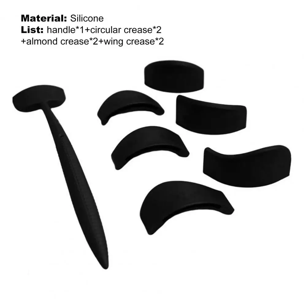 

Eyeshadow Crease Tool Creative Ergonomics Handle Portable Eyes Stamp Magic Lazy Crease Applicator Set for Makeup