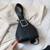 triangle shape crossbody messenger bags with short handle for women 2021 mini winter cool chain shoulder handbags purses