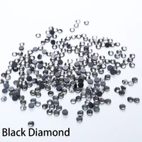 large package rhinestones hotfix dmc black diamond color crystal more facets strong glue good water for garment accessories