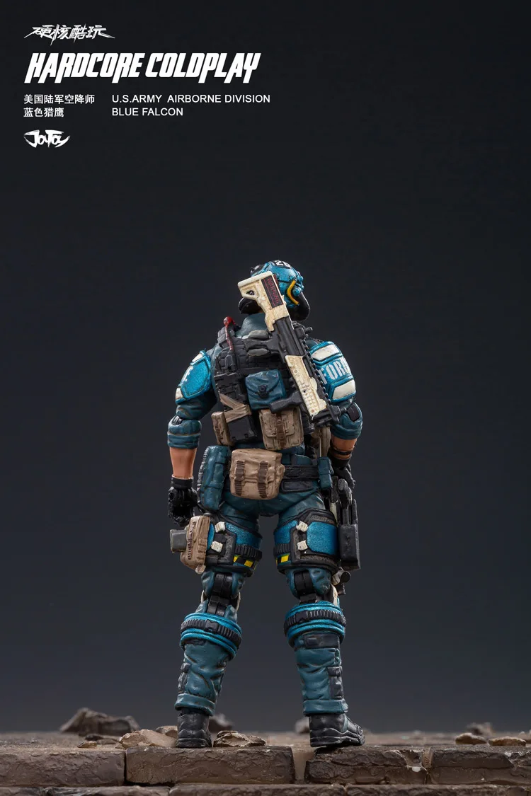 Экшн фигурки JOYTOY 1/18 1 шт. армия США парашютный солдат синий Сокол|Игровые и