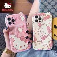 hello kitty cartoon high quality mobile phone case for iphone12 12pro 12promax 11 11pro 11promax x xs xr 7 8 plus tpu cover