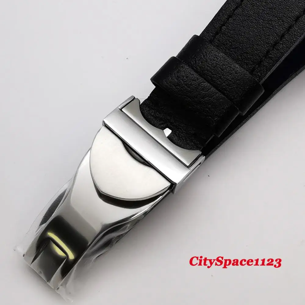 Corgeut 41 мм мужские GMT автоматические механические наручные часы сапфировое стекло