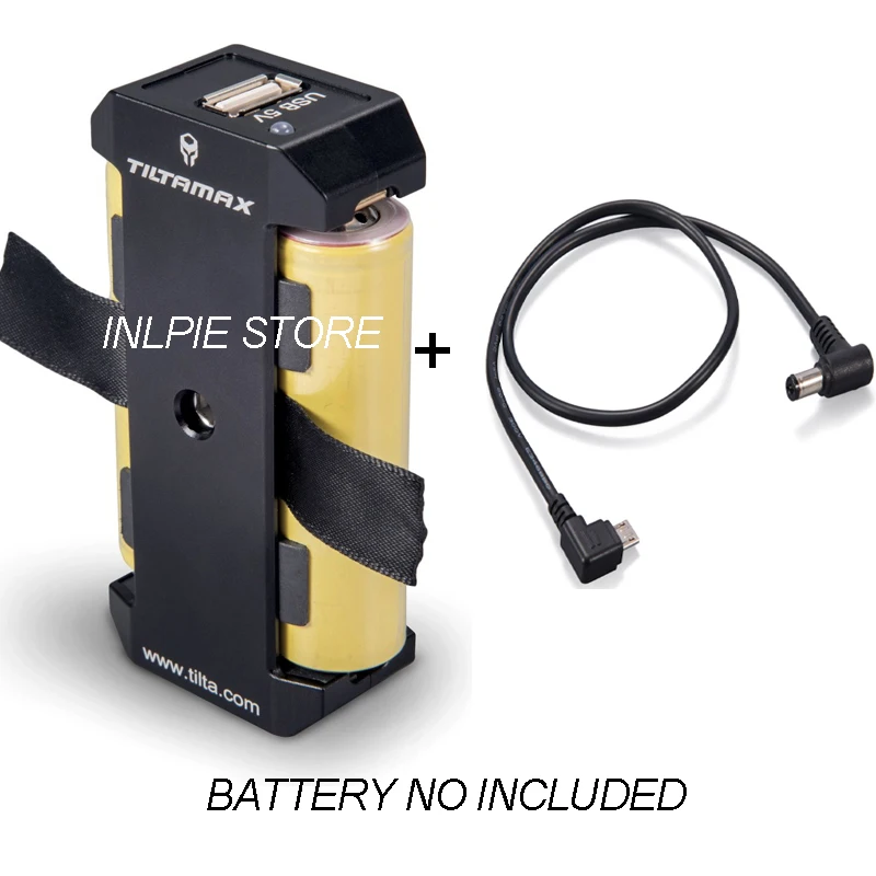 ПЛАТА ДЛЯ АККУМУЛЯТОРА TILTA WLC-T04-BP-18650 С ДВУСТОРОННЕЙ УСТАНОВКОЙ 18650 И КАБЕЛЕМ ИЗ 8 В DC-РАЗЪЕМА МАЛЬЧИК В 5 В МИКРО USB ДЛЯ МОТОРА NUCLEUS-NANO FOCUS ON.