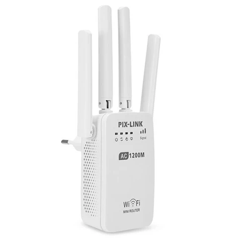 PIXLINK AC1200 Wi-Fi повторитель/маршрутизатор/точка доступа беспроводной 1200 Мбит/с расширитель диапазона Wi-Fi