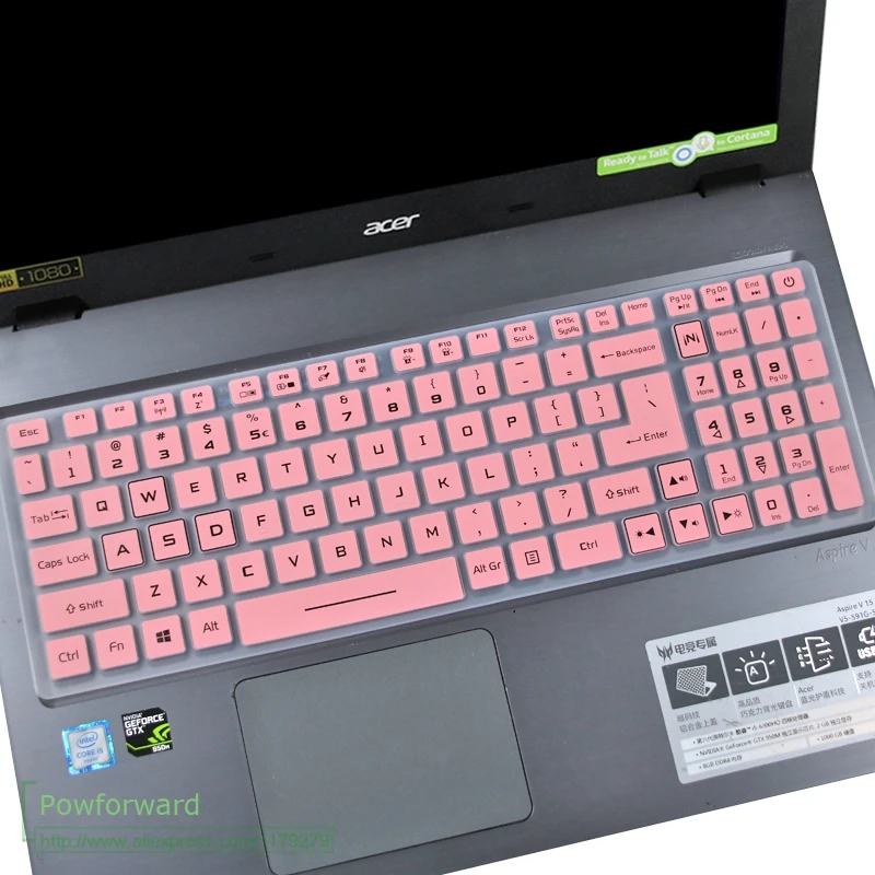 Клавиатура протектор кожного покрова для 15,6 ''acer Aspire VX5-591G Хищник Helios G3-571 деталь нитро-двигателя Himoto Redcat AN515-51 AN515-52 AN515-53 AN515-42
