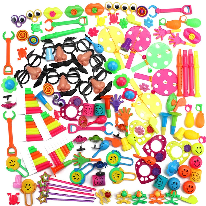 120 шт. набор небольших игрушек для детского праздника, подарков в классе и сокровищницы для детей