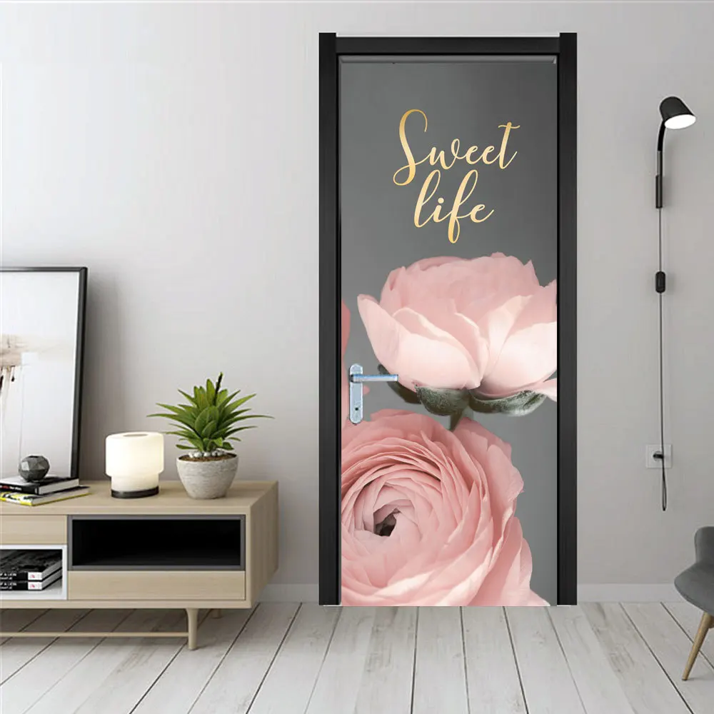 MT112 New Door Stickers Wardrobe Renovation Fridge Magnet Home Decor Waterproof Removable Dropship | Дом и сад