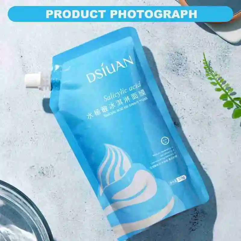 

300ML Salicylic Acid Ultra Cleansing Ice Cream Mask Moisturizing Pore Shrink F2H8