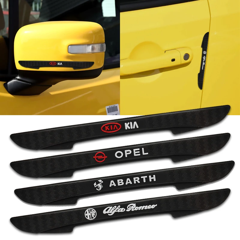 4 шт. Автомобильная Защитная пленка для двери против столкновений с боковыми