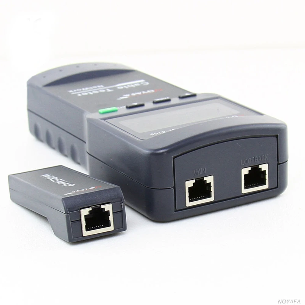 NF 8108 Портативный ЖК дисплей сетевой тестер метр и LAN телефонный кабель & с Дисплей