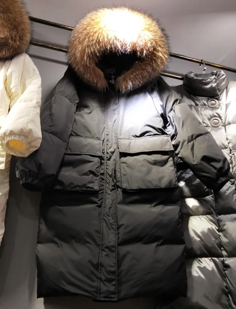 Женское пальто и куртка на утином пуху 2020 женская зимняя одежда толстая теплая с