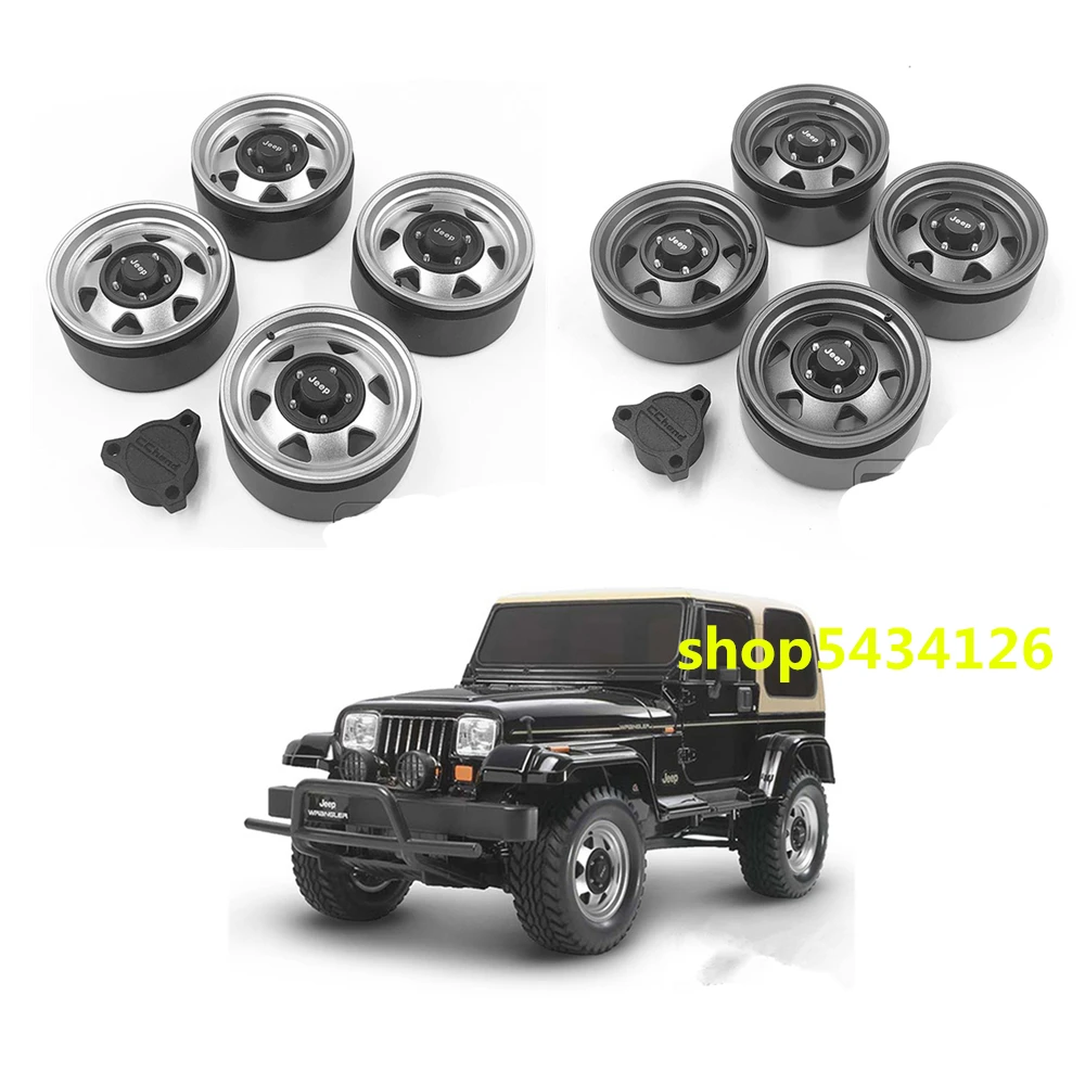 

Rc Car Aluminum Alloy Wheels Hub 1.9'' Rims Sets For 1/10 Rc Car Tamiya cc01 Axial Scx10 ii XJ 90046 Remote Control Car Parts