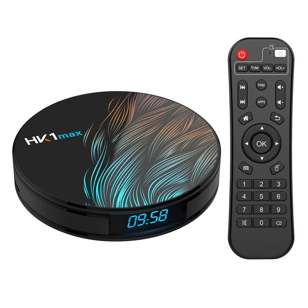 HK1max Android 9.0 TV Box RK3328 Quad Core 64bit 4GB/64GB Smart 4K Media Player H.265 WiFi Bluetooth 4.0 DLNA Set-Top | Электроника
