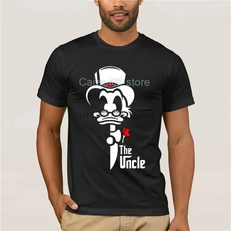 

Classic The uncle Duck T Shirt men Adult Donald Guys black Short Sleeve O Neck Custom T shirt man brand Clothes boy Tees