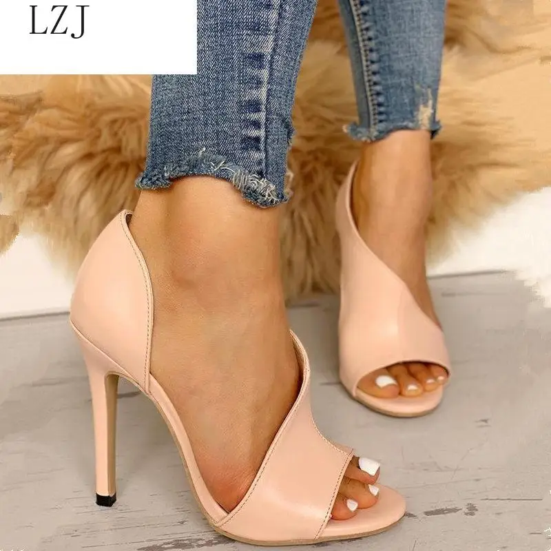 

Женские босоножки на высоком каблуке, серебристые сандалии-увеличители со змеиным принтом