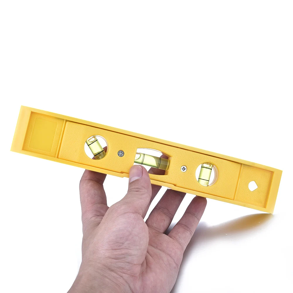 

3pcs Ruler Spirit Level 45 Degree Vertical Horizontal ABS Shell with 3 Bubble Level Measuring Instruments 230mm
