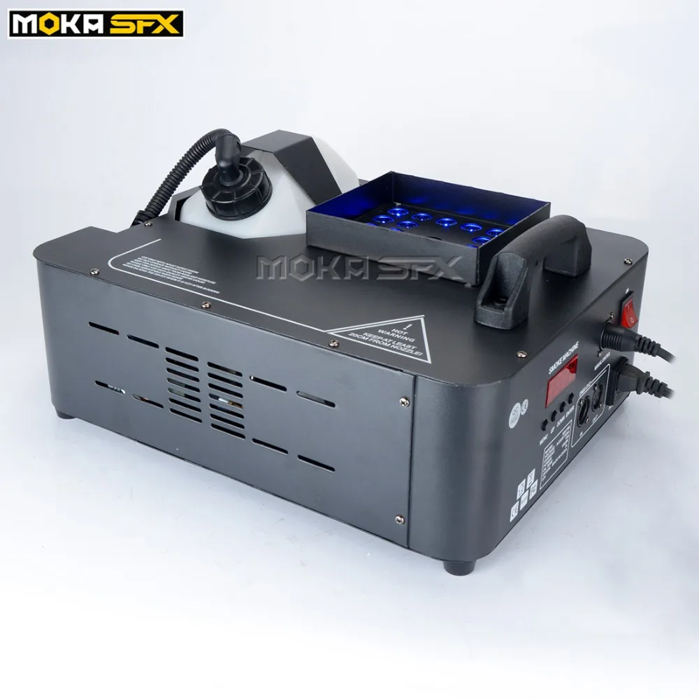 2 шт./партия 1500 Вт dmx сценическая дымовая машина светодиодный DMX512 вверх распылитель туман машина светодиодный rgb красочный эффект для внутреннего dj клуба Вечерние