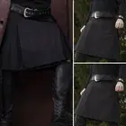 Юбка INCERUN Мужская однотонная Повседневная, Модные Винтажные брюки в стиле панкхип-хопавангард, Шотландия, 5XL, 2021