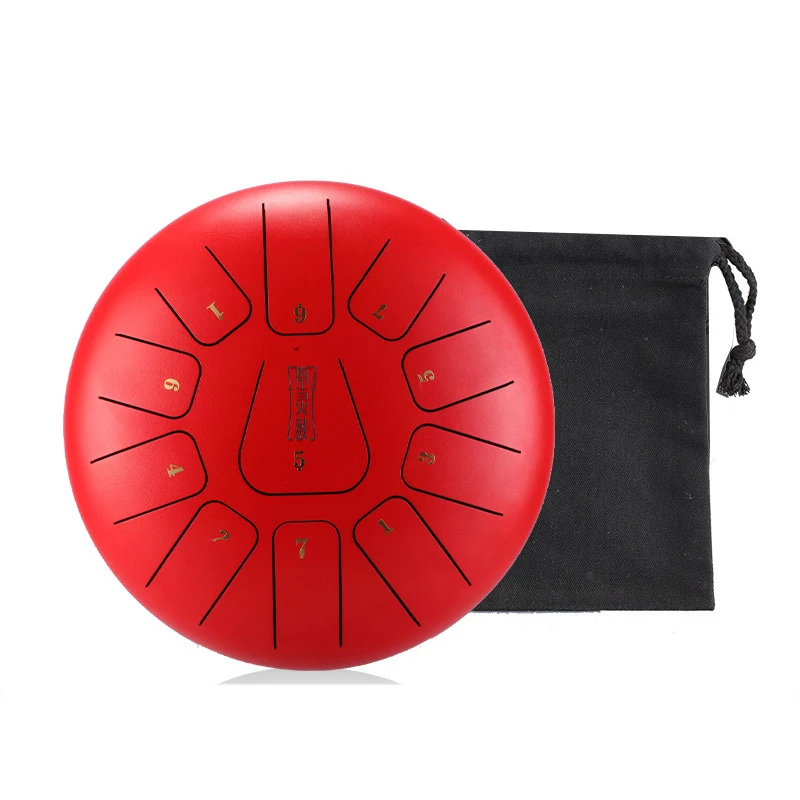 Барабан hlру со стальным языком 8 дюймов Танг-барабан волшебный 11 заметок Тон F