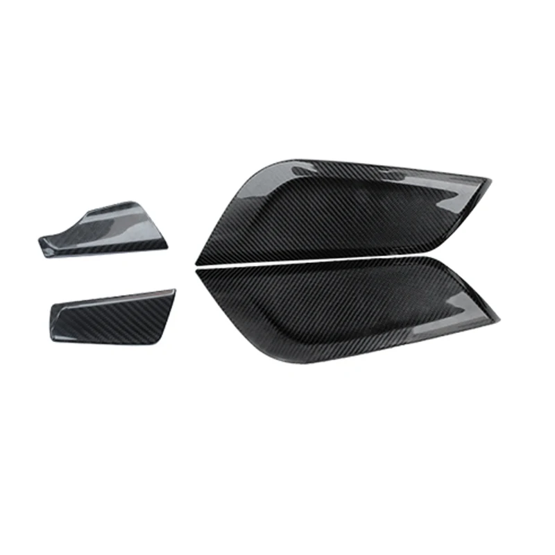 

TAJIAN Gear Shift Water Cup Holder Panel Carbon Fiber Car Gear Shift Control Panel Side Cover Trim Decor For Ford Mustang15-20