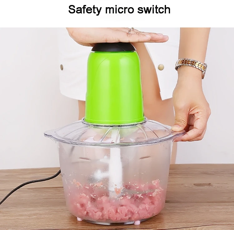 

3.5L Large Capacity Electric Meat Grinder Food Processor Chopper Household Shredder Cutter Blender Automatic Mincing Machine