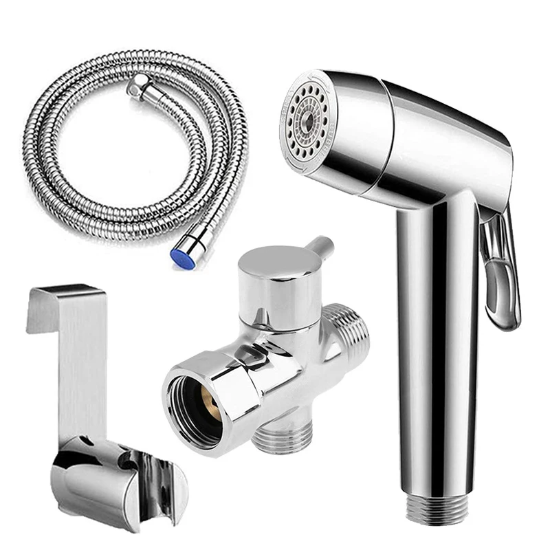 

Toilet Bidet Sprayer Set Handfree Faucet Toilet Self Cleaning Shower Head Muslim Shower Muslim Shower