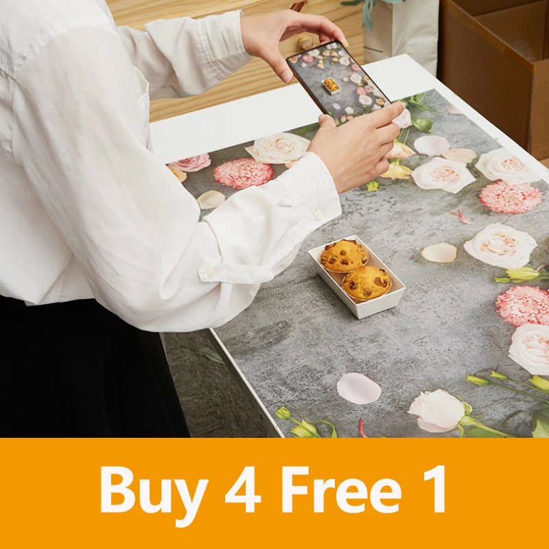 

3D Christmas Backdrop Paper 57*87 cm Background for Photo Food Studio Shoot Photocall Photography Props Backdrops[Buy 4 Free 1]