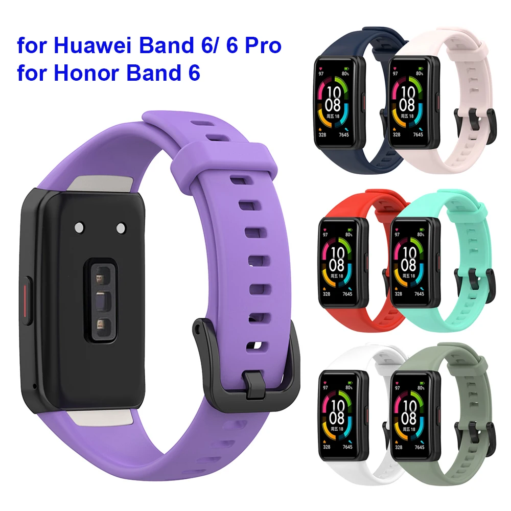 Дешевые ремешки для часов Huawei Band 6/ 6 Pro/ Honor ремешок смарт-часов сменный Браслет