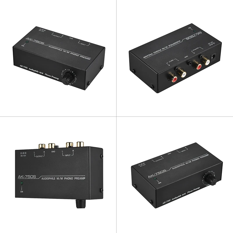 Ak-750S микшер с контролем уровня предусилитель для мобильного телефона Rca вход и