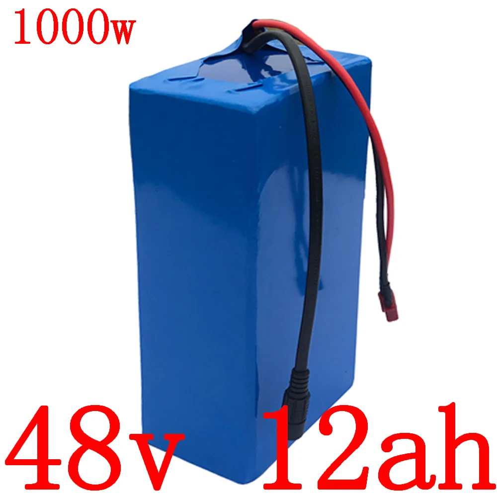 Литиевая батарея 48 В литиевая в 12 А · ч для электрического велосипеда 500 Вт 750 1000 с