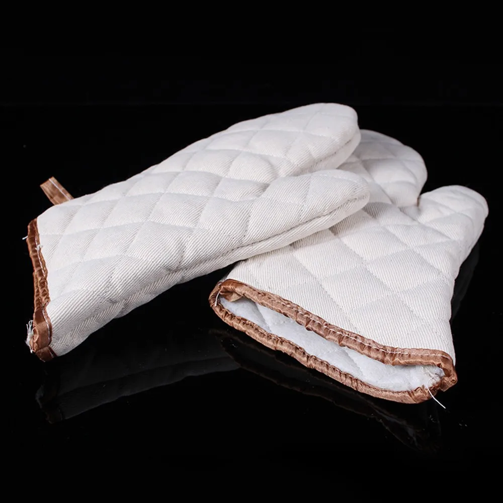 1 Пара Противоскользящие рукавицы для выпечки термостойкие духовки защита рук