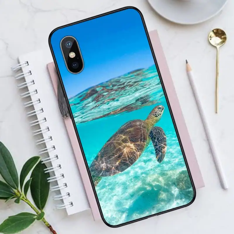 

Turtles ocean animal Phone Cases for iPhone 11 12 pro XS MAX 8 7 6 6S Plus X 5S SE 2020 XR Luxury brand shell funda coque