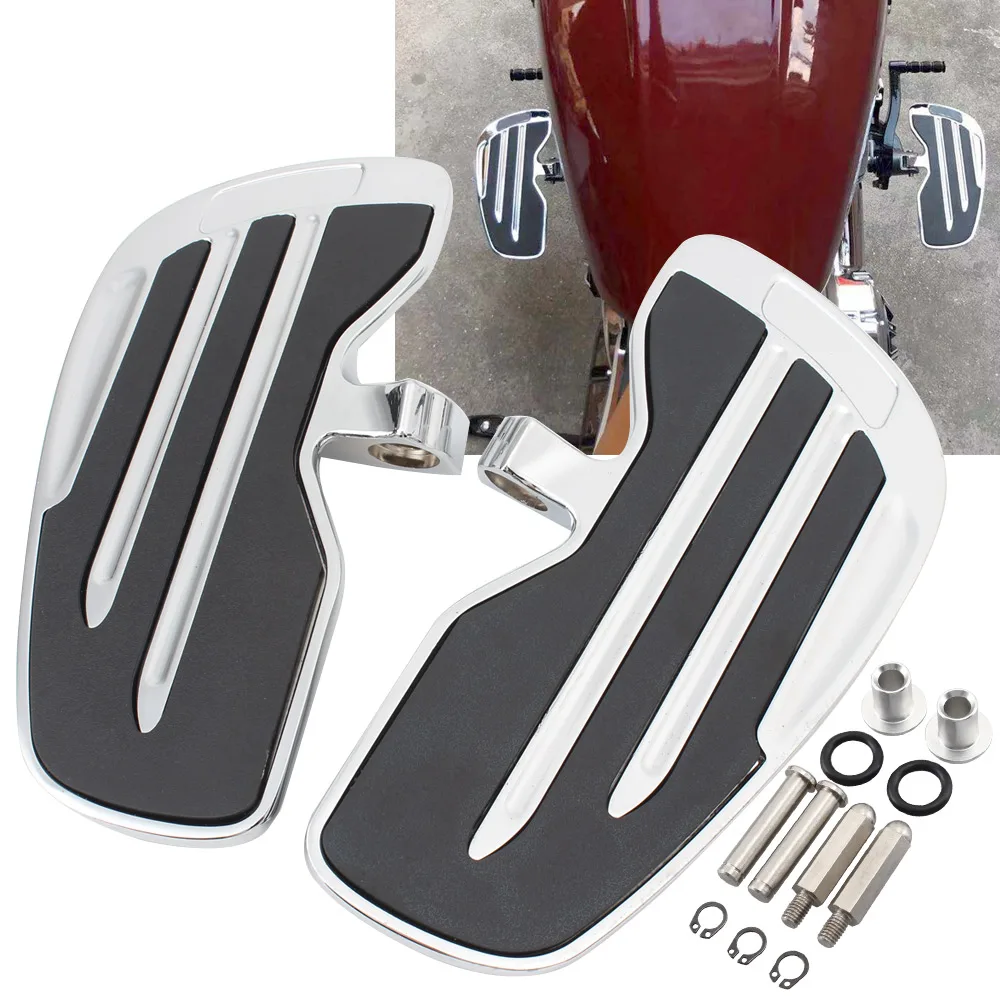 

Motorcycle Front Rider Floorboards Foot Pegs Footboard For Indian Scout / Scout Sixth / BOBBER 2015-2019 Motor Footboards