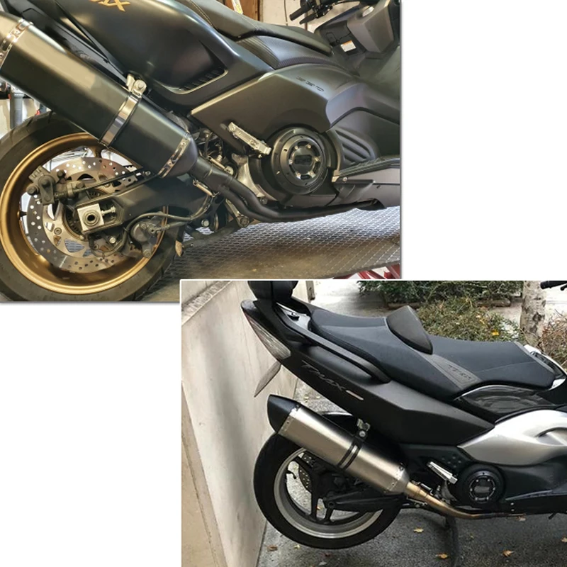 51 мм глушитель для мотоцикла универсальный мотоцикл Выхлопная длинные Размеры