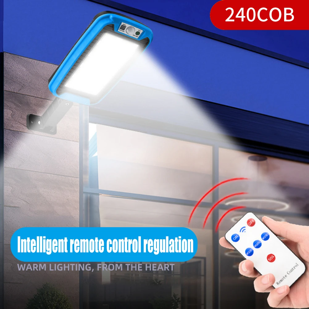 

Фонарь Настенный уличный с пассивным ИК датчиком движения, водонепроницаемый светильник на солнечной батарее с дистанционным управлением ...