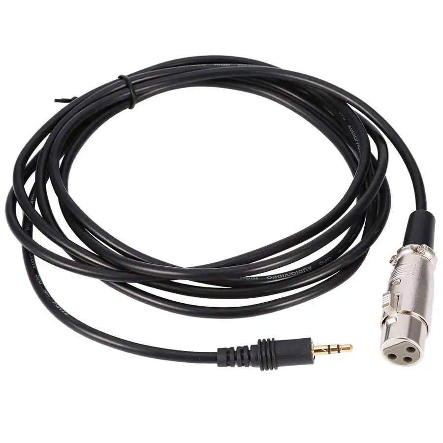 10 футов 3 контактный разъем XLR мама до 1/8 &quot3 5 мм папа стерео джек микрофон