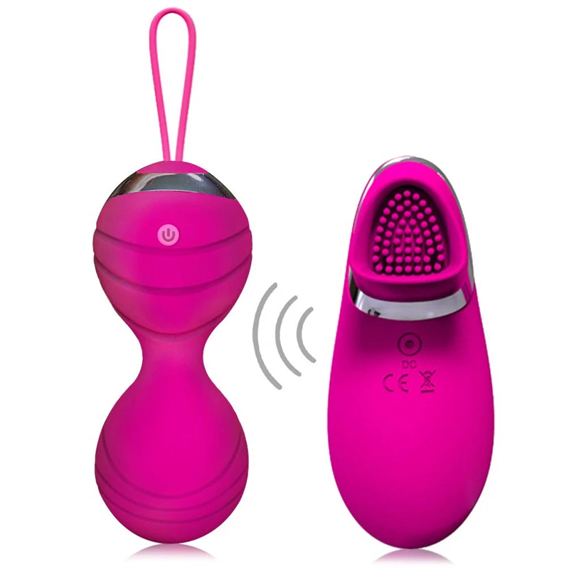 Шарики Kegel Женский массажер вибратор для точки G шарики Бен ва из силикона