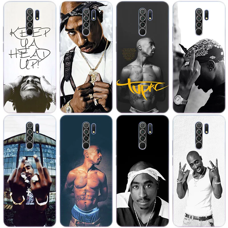 Чехол Soft Case 2Pac Makaveli Tupac Amaru Shakur для Xiaomi Redmi Note 10 9 Pro Max 10S 9S 8T 8 8A 9A 9C 9T K40 5G.