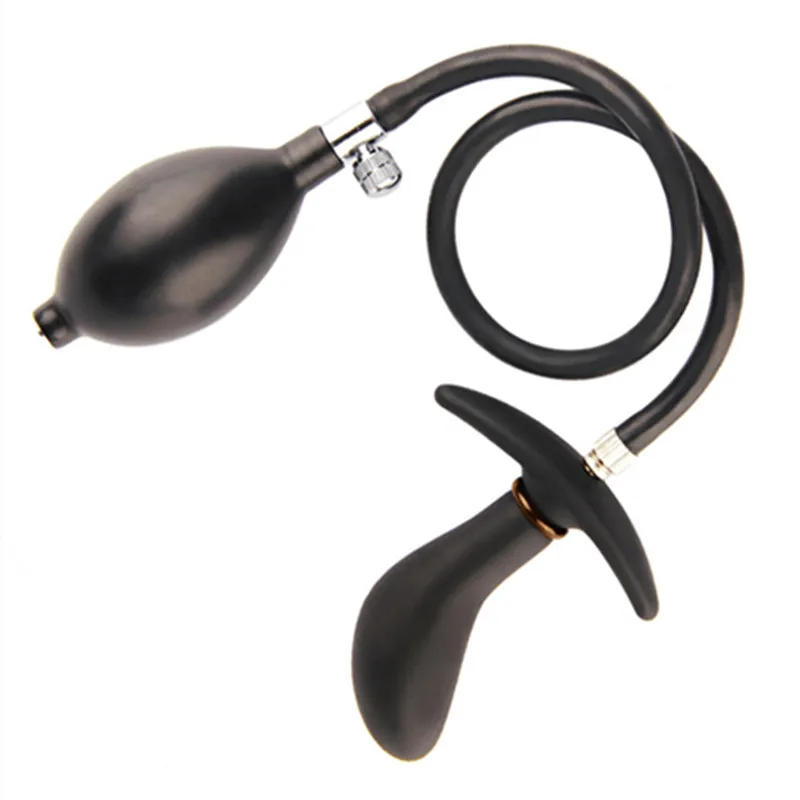 Большая Анальная расширяемая Мягкая силиконовая пробка надувной анальный