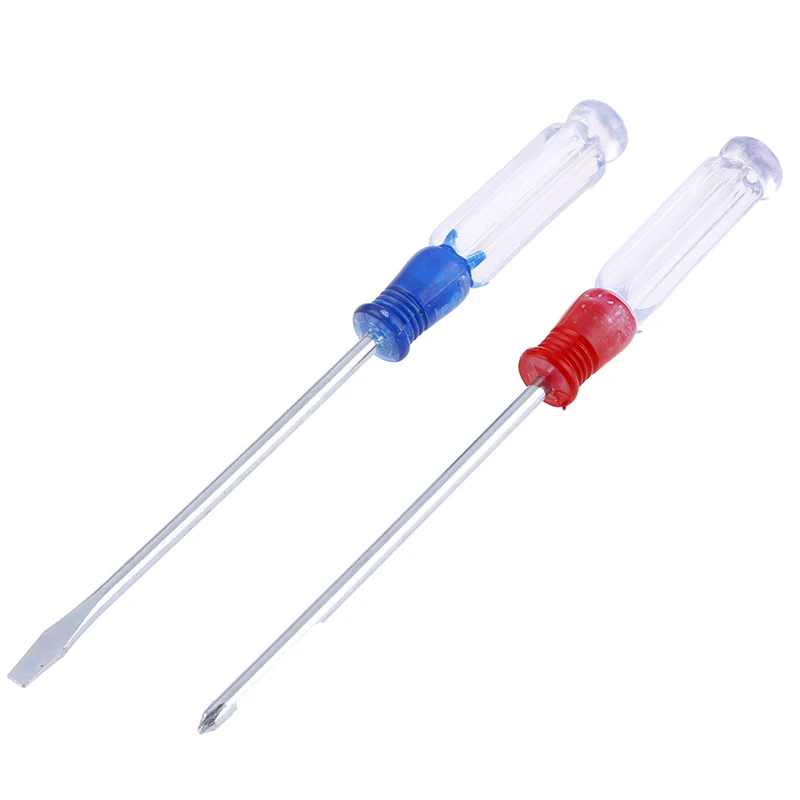 

Hot 5Pcs Home Repair Tools Set Screwdriver Plastic + Metal Small Precision Flat-blade/Cross Screwdriver 125mm