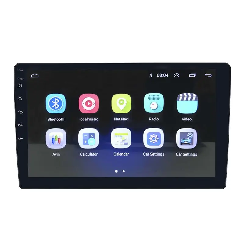 2 Din автомагнитола 10,1 дюймов Hd Автомобильный Mp5 мультимедийный плеер Android 8,1 Автомагнитола Gps U90C