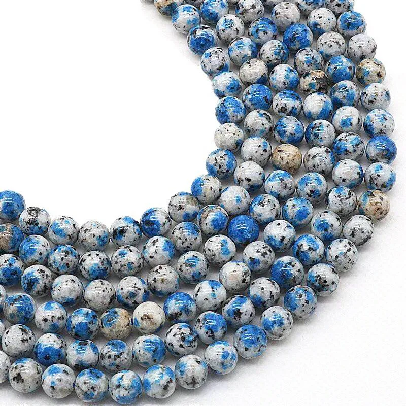 

Оригинальные бусины Qogir K2 Jasper Blue Biotite, энергетическая лечебная энергия, чистый натуральный камень, бусины для рукоделия, терапия, изготовление ювелирных украшений