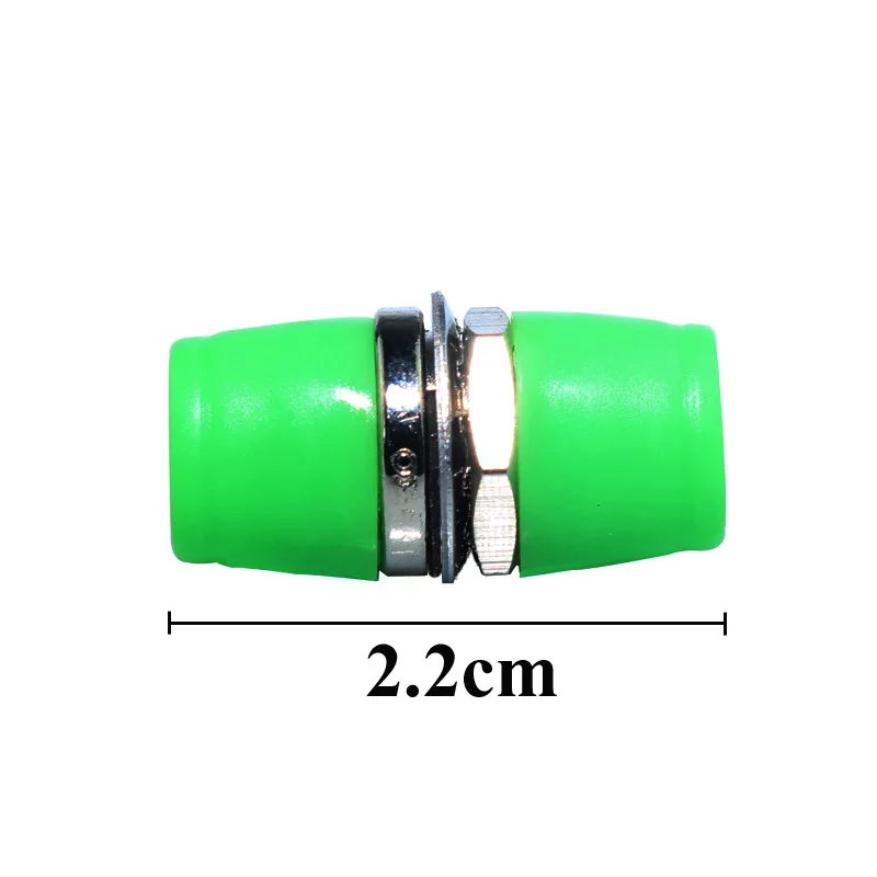 200PCS/LOT Optical Fiber Coupler Adapter Optical Coupling Green FC APC Ftth Connector Small D Flange