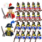 Конструктор военный Императорский флот, военные строительные блоки, фигурки красного, синего цвета, развивающие игрушки для мальчиков, рождественские подарки