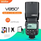Godox V850II 2,4G GN60 Беспроводная система X, литий-ионный Аккумулятор для Canon, Nikon, Sony, Pentax, Olympus, с комплектом софтбокса 15 х20 см