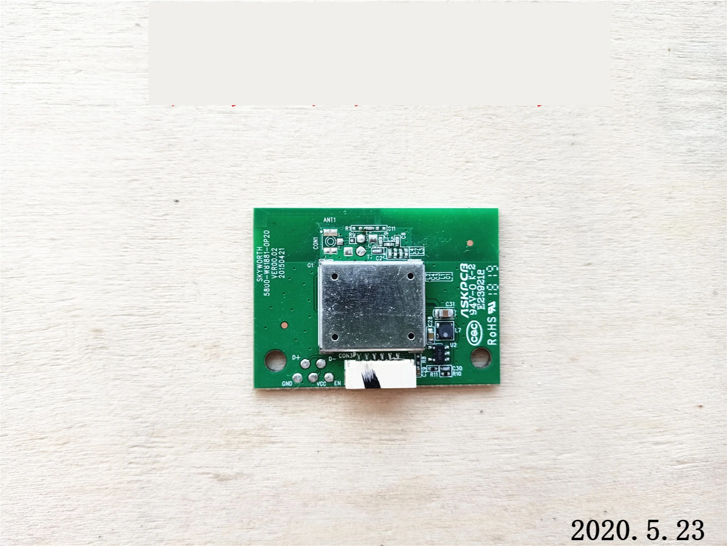 

For Skyworth 49E6000 49 inch LCD TV network module 5800-W81881-0P20 real picture shooting