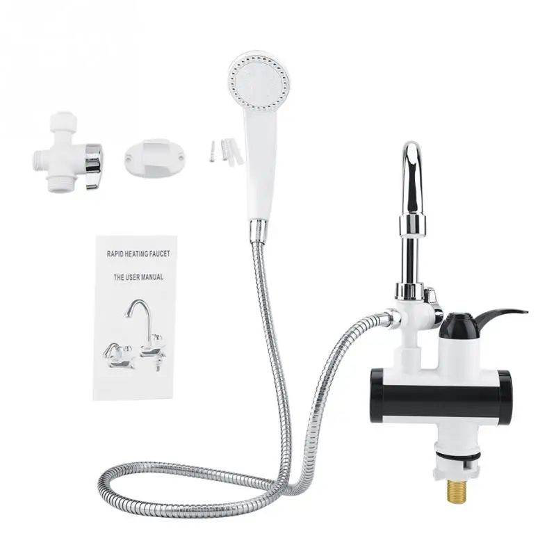 Бытовой безрезервуарный водонагреватель с дисплеем мгновенный Электрический