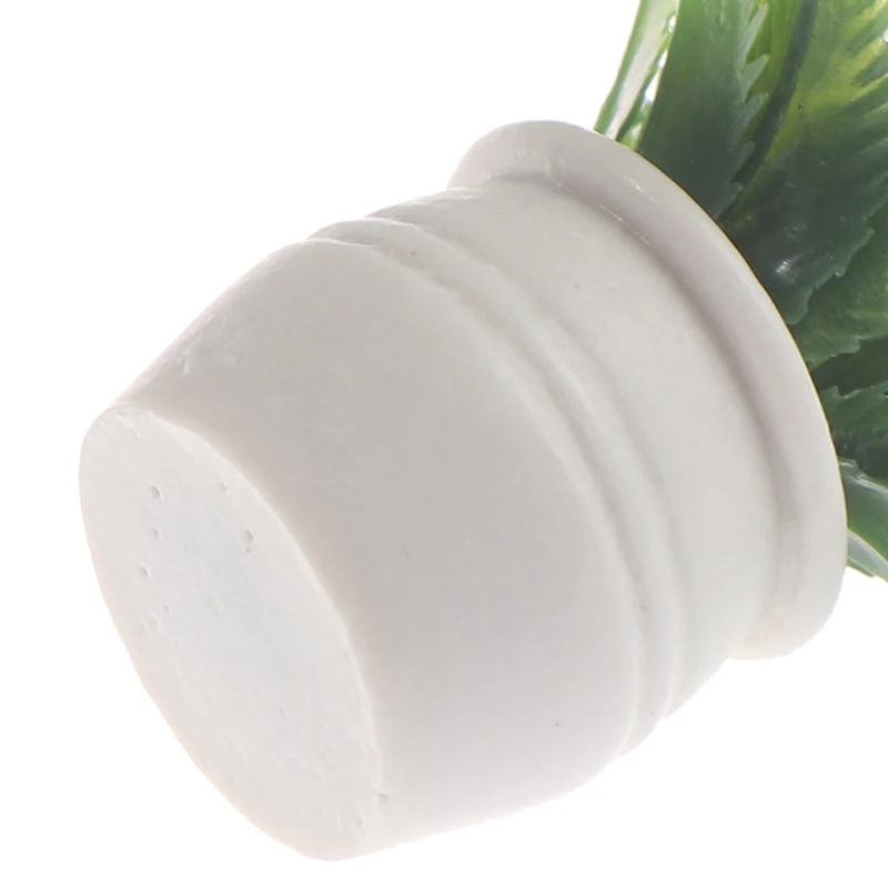

1:12 Dollhouse Miniature Green Plant In Pot Model Home Decor Accessories Toys